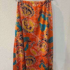 Women’s Vibrant Floral Maxi Skirt